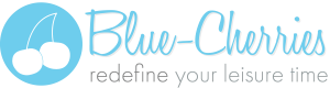 Logo Blue Cherries, customer of m.o.r.e. technology